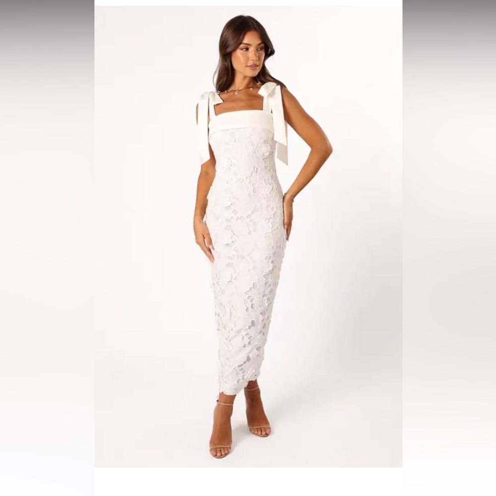 Petal and pup lace midi Emerson dress